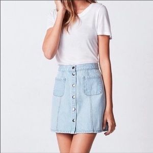 BDG - Denim Snap Skirt